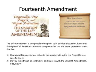 The amendments to the united states constitution | PPTX