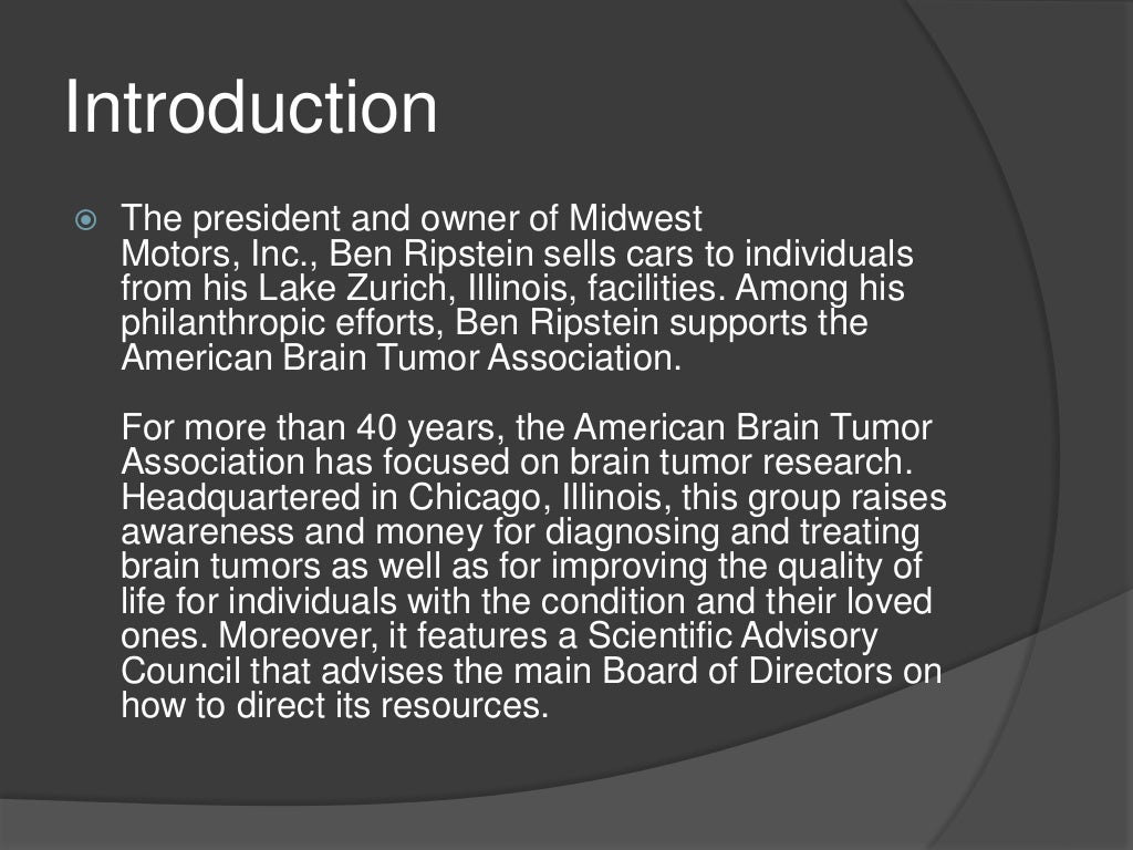The American Brain Tumor Association And Careline