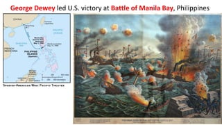 George Dewey led U.S. victory at Battle of Manila Bay, Philippines
 