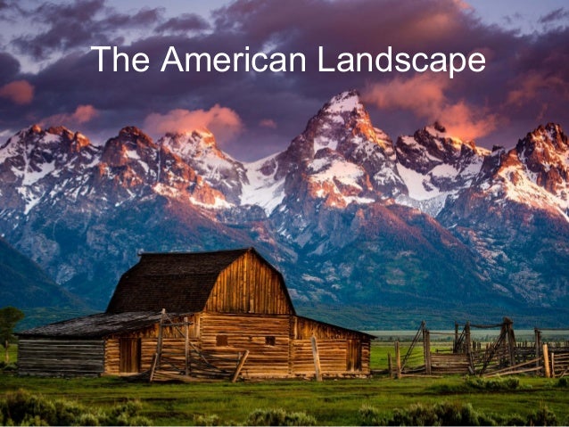 The American landscapes