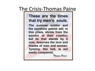 The Crisis-Thomas Paine
 