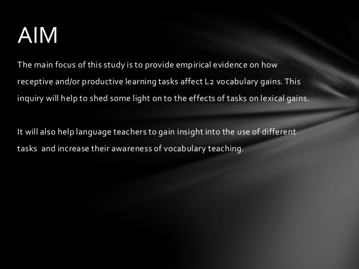 Research vocabulary image