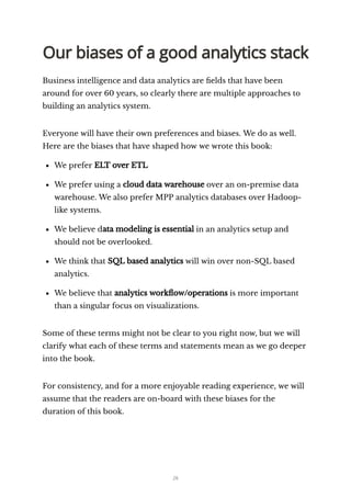 The Analytics Stack Guidebook (Holistics) | PDF
