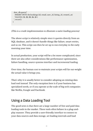 The Analytics Stack Guidebook (Holistics) | PDF