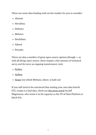 The Analytics Stack Guidebook (Holistics) | PDF