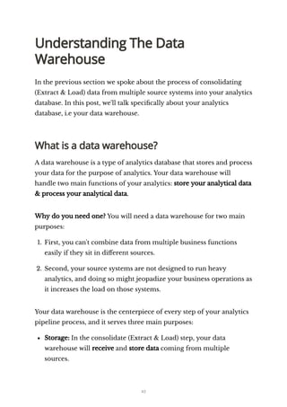 The Analytics Stack Guidebook (Holistics) | PDF