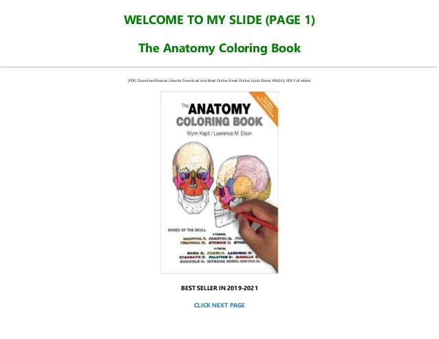 Download Read E Book The Anatomy Coloring Book Full Online