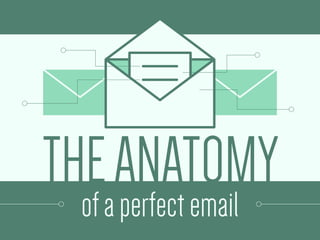 THE ANATOMY 
of a perfect email 
 