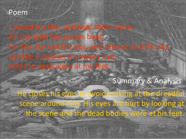 The Rime Of The Ancient Mariner Summary Part 4