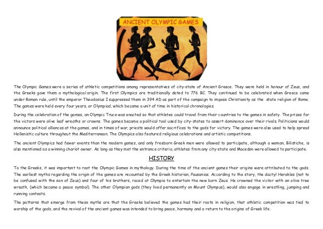 the ancient origin and myths about the olympics The ancient history encyclopedia maintains that ancient greek people recited and orally passed down mythology to help explain the environment in which they lived and the nature of life on. the ancient origin and myths about the olympics The ancient history encyclopedia maintains that ancient greek people recited and orally passed down mythology to help explain the environment in which they lived and the nature of life on.