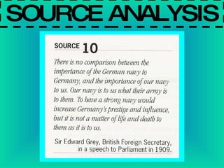 SOURCE ANALYSIS 