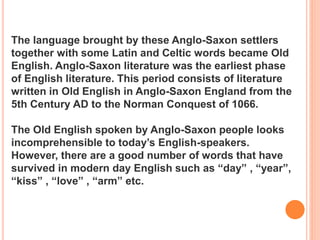 Saxon Numbers The Anglo Saxon or old English period and Anglo-Norman period or Middle ...