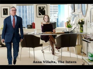 >> 0 >> 1 >> 2 >> 3 >> 4 >>
Anna Villalta, The Intern
 