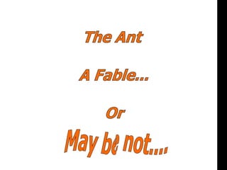 or May be not.... 