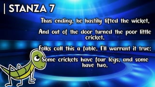 The Ant and The Cricket (Class 8) Powerpoint Presentation by Bhim Kumar