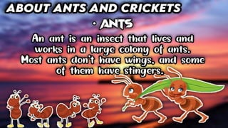 The Ant and The Cricket (Class 8) Powerpoint Presentation by Bhim Kumar