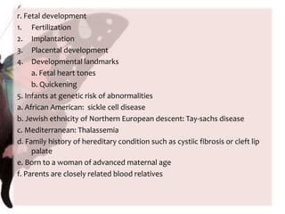 e. PlacentaChorionic villi form and invade the lining of the uterus where endometrial arteries fill with blood.