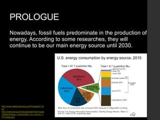 PROLOGUE
Nowadays, fossil fuels predominate in the production of
energy. According to some researches, they will
continue to be our main energy source until 2030.
http://www.allaboutenergy.gr/Paragogi31.ht
ml
http://www.eia.gov/energyexplained/images
/charts/energy_consumption_by_source_2
015-large.jpg
 