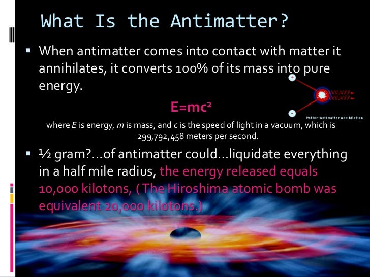 The Anti Matter