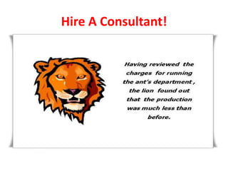 Hire A Consultant!

 