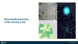 The API R(E)volution
Running Microservices
Is like running a city
 
