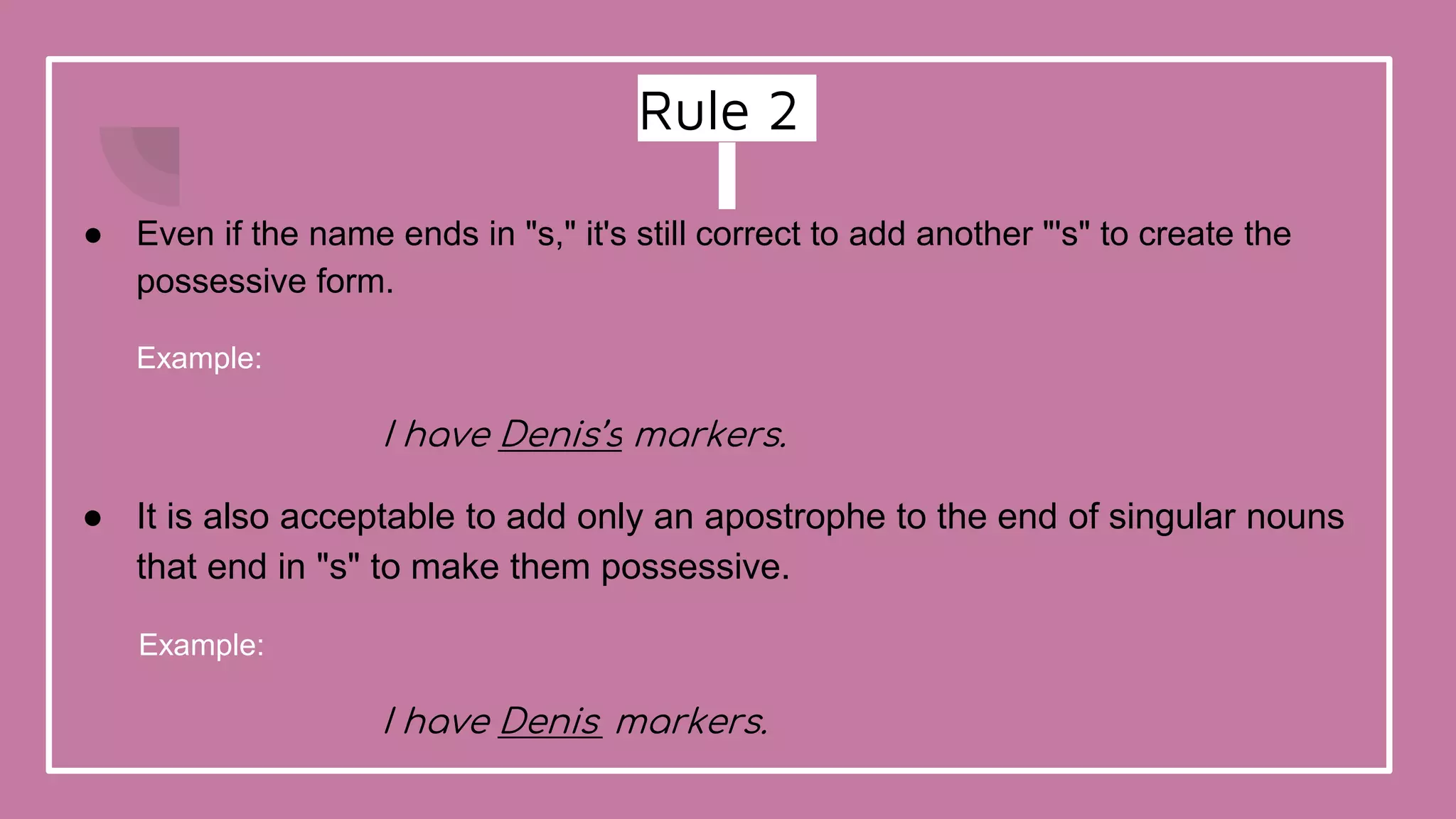 The apostrophe | PPTX