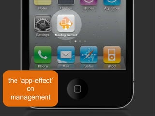 the ‘app-effect’ on management 