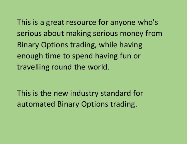 Does anybody make money with binary options