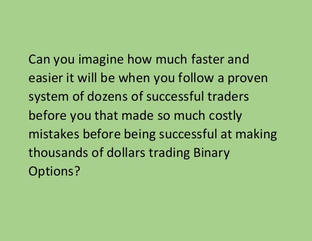 how to be successful with binary options income
