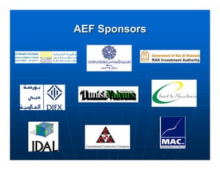 AEF Sponsors
 
