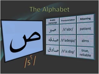 The Arabic Language | PPTX