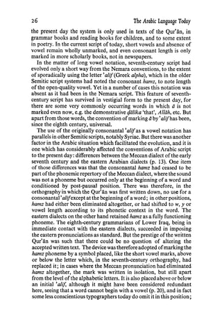 The arabic language today | PDF