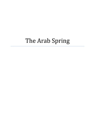 The Arab Spring

 