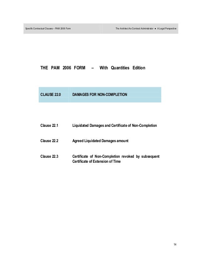 The Architect As Contract Administrator A Legal Perspective