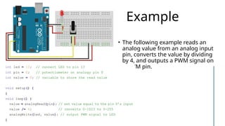 The Arduino Basics.pptx - The basic function of the Arduino programming ...