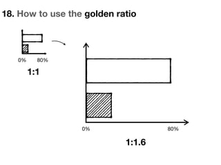 0% 80%
0% 80%
18. How to use the golden ratio
1:1
1:1.6
 