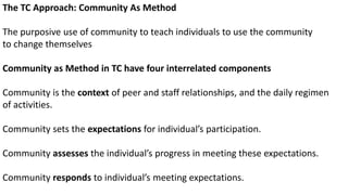 Therapeutic Communities and Motivational Interviewing | PPT