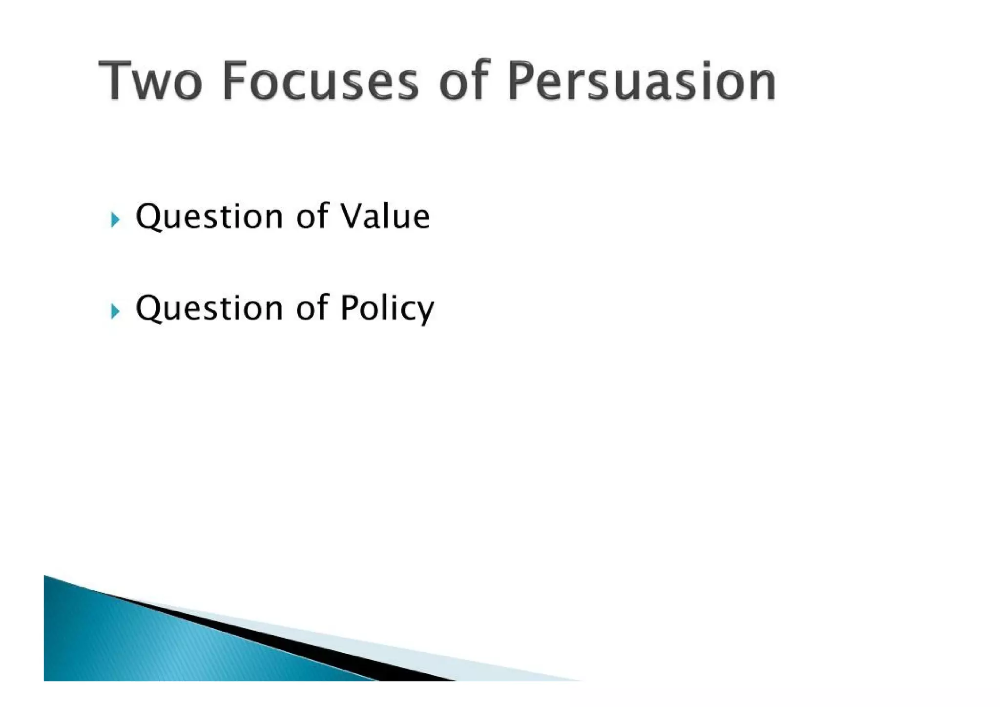 The Argumentative Speech