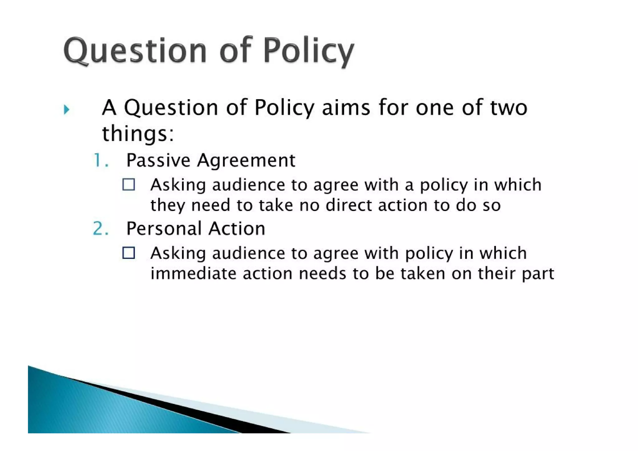 The Argumentative Speech