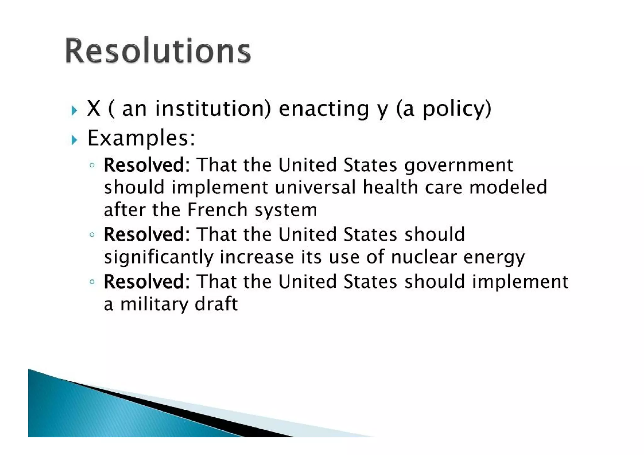 The Argumentative Speech