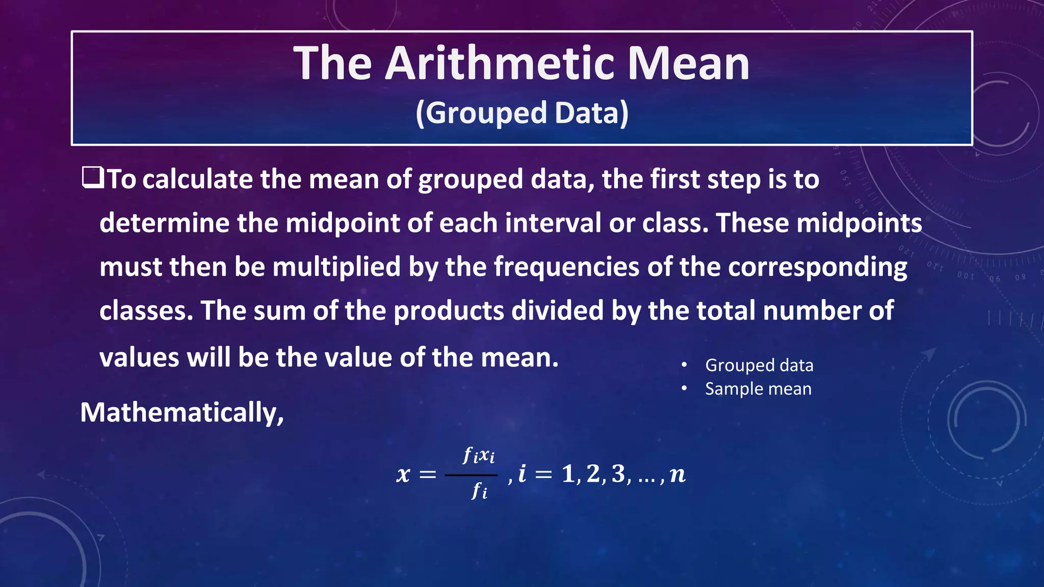 The Arithmetic Mean.pptx