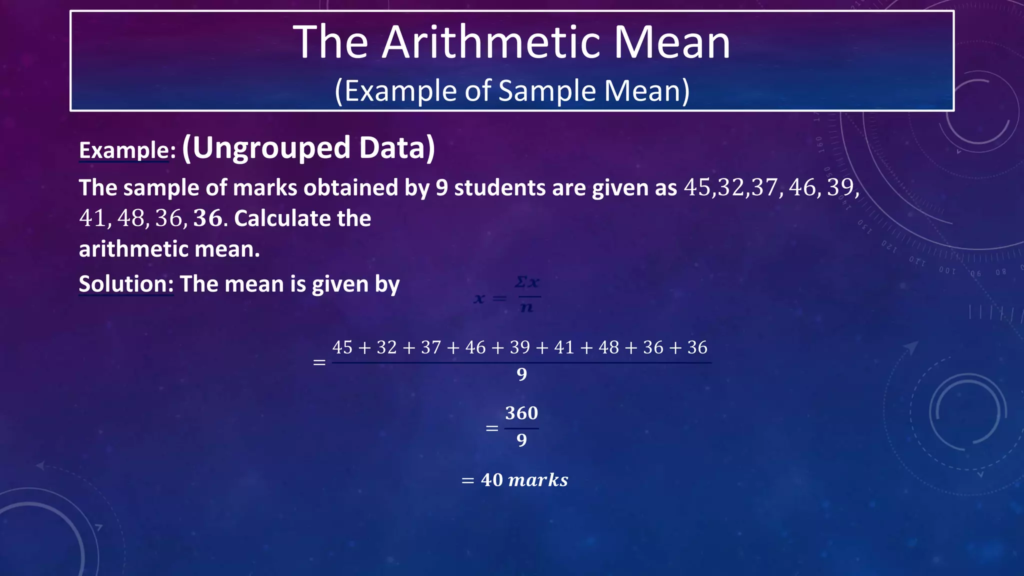 The Arithmetic Mean.pptx