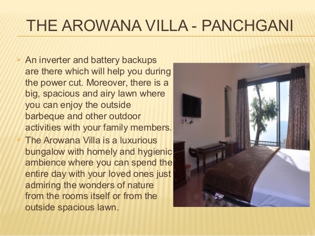 The Arowana Villa - The Best Villa for Vacation in Panchgani