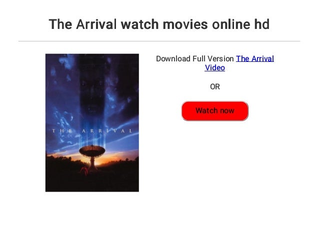 Arrival Watch Online