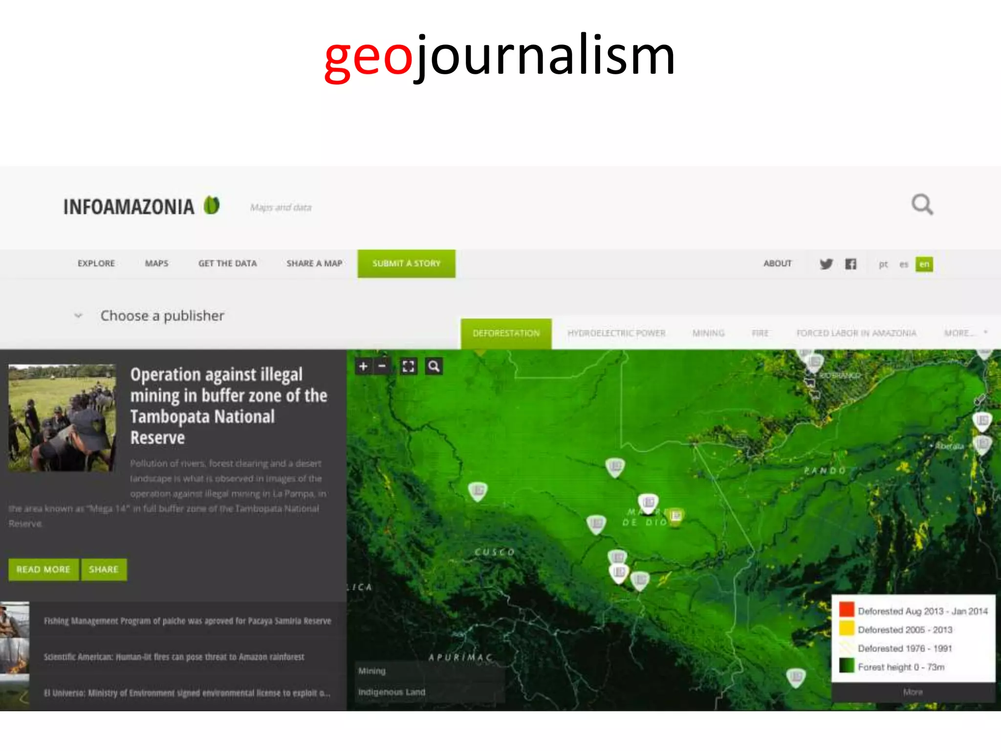 geojournalism
 