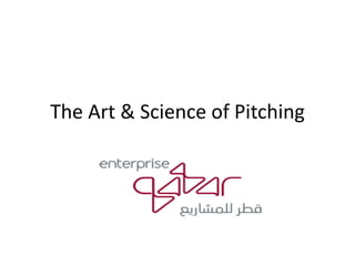 The Art & Science of Pitching

 