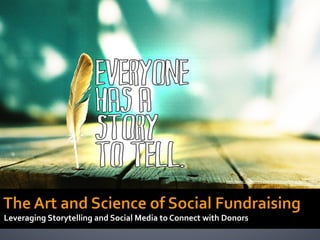 http://www.nuttytimes.com/everyone-has-a-story-to-tell/!




Leveraging	
  Storytelling	
  and	
  Social	
  Media	
  to	
  Connect	
  with	
  Donors	
  
 