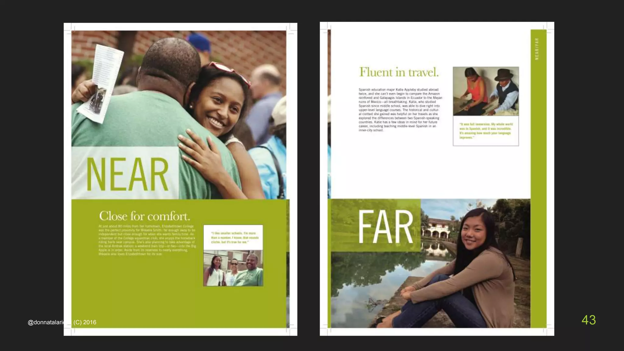 @donnatalarico | (C) 2016 43
 