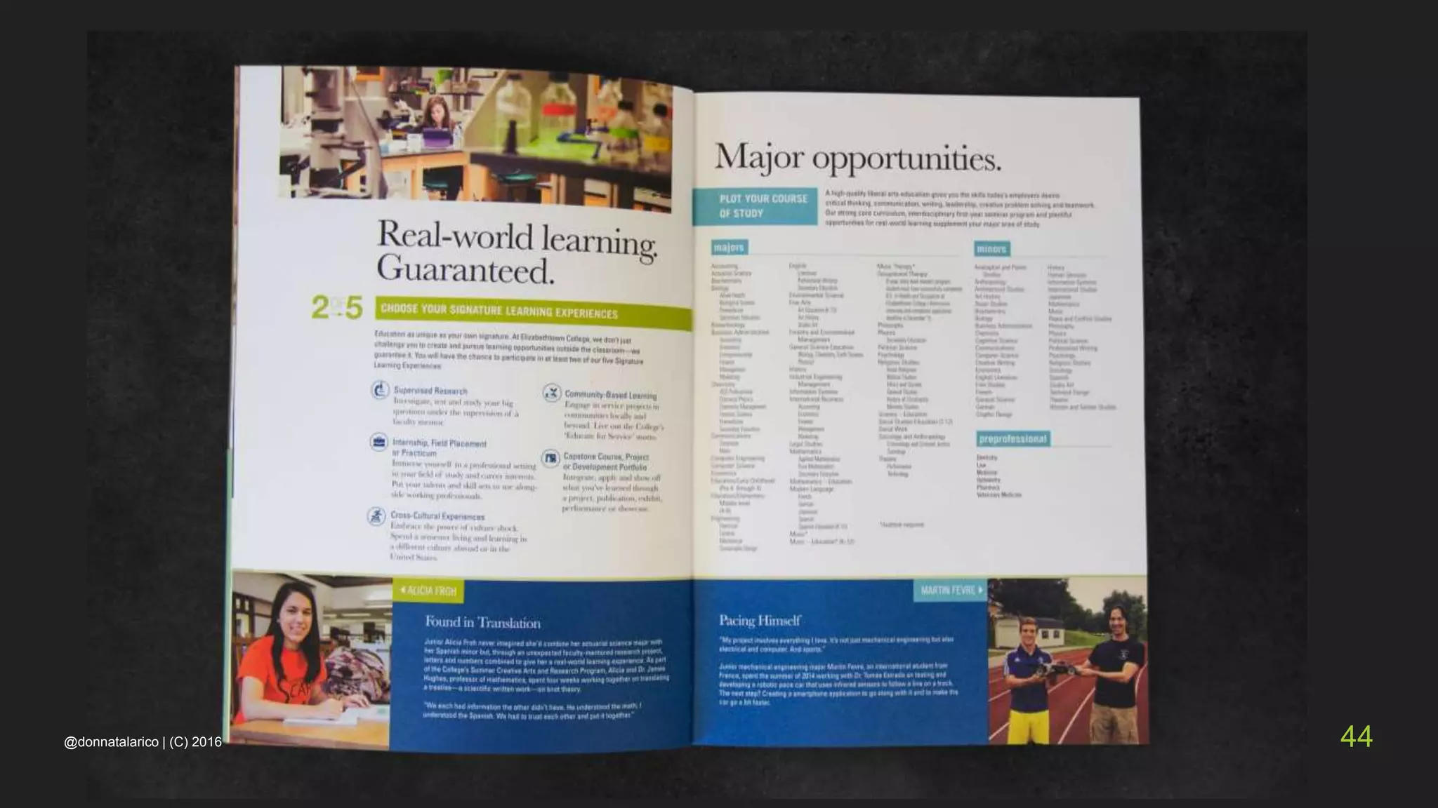 @donnatalarico | (C) 2016 44
 