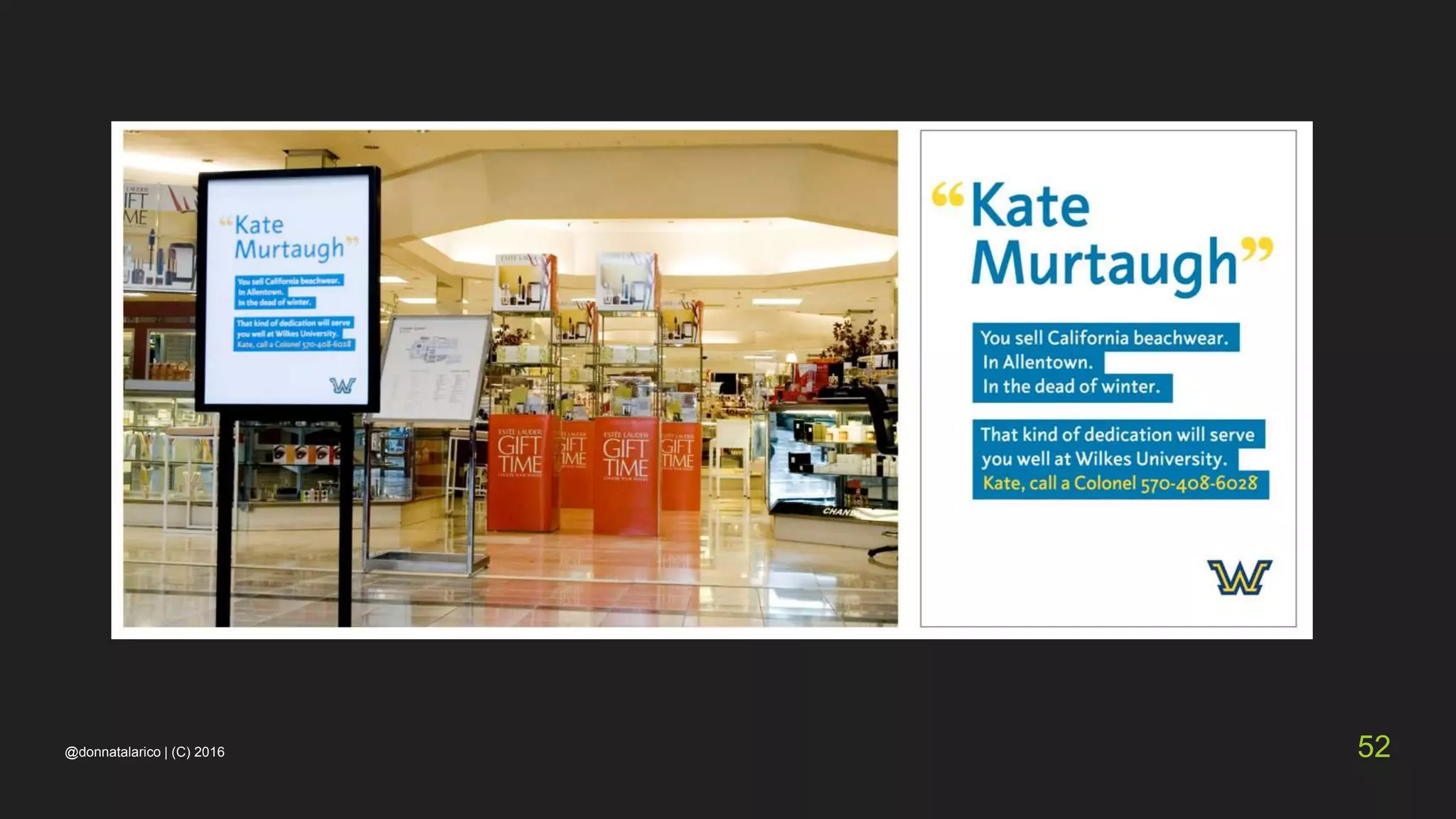 @donnatalarico | (C) 2016 52
 